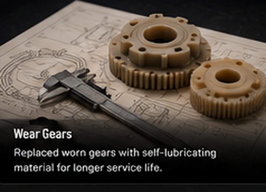 Wear-resistant gears